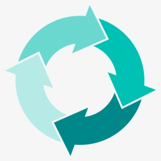 Transparent Arrow Circle Clipart - Two Arrows In Circle , Free ...