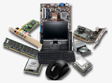 Pc Clipart Computer Part - Computer Hardware Clipart Png , Free ...