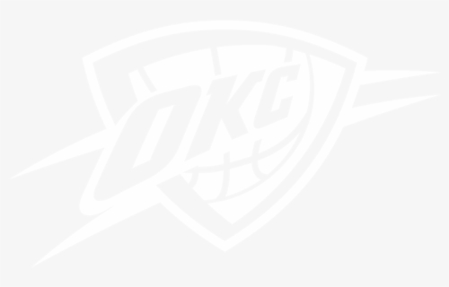 Oklahoma City Thunder Logo Black And White Oklahoma City Thunder