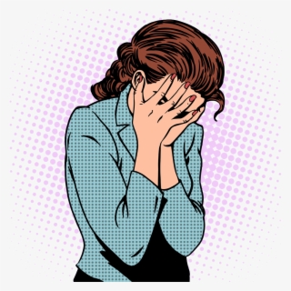Sad Woman Silhouette Png , Free Transparent Clipart - ClipartKey