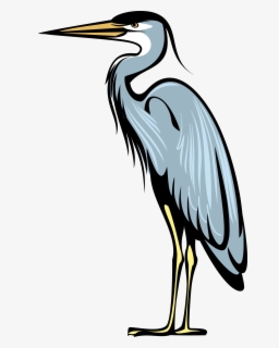 File Greyheron Svg Heron Png - Great Blue Heron Clipart , Free ...