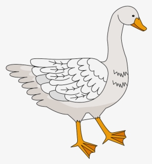 Goose Clipart Decal - Angry Duck Cartoon Png , Free Transparent Clipart