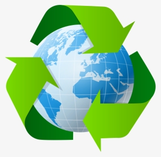 Earth With Recycle Symbol Png Clip Art , Free Transparent Clipart ...