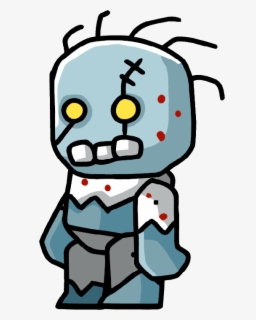 Undead Clipart Scary Robot - Scribblenauts Zombie , Free Transparent ...