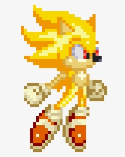 Sonic Sprite Png Clip Art - Modern Super Sonic The Hedgehog , Free ...