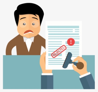 Avoiding Rejection - Cv Rejected Vector , Free Transparent Clipart ...