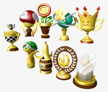 Mario Kart All Trophies , Free Transparent Clipart - ClipartKey