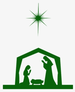 Transparent Nativity Scene Clipart - Mary And Baby Jesus Vector Png ...