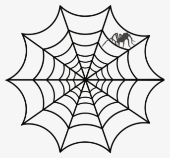 Spider Web Clip Art Vector Graphics Openclipart - Transparent ...