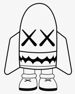 Download Transparent Png Clipart , Png Download - Kaws Simple Drawing ...