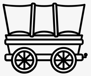 Vector Illustration Of American Old West Chuck Wagon , Free Transparent ...