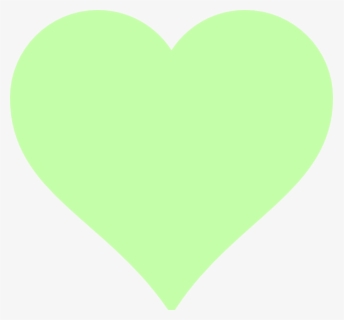 Leaf Green Heart Clip Art - Transparent Background Green Heart Png ...
