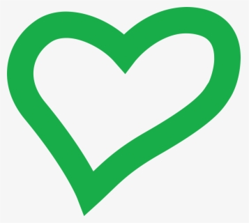 Leaf Green Heart Clip Art - Transparent Background Green Heart Png ...
