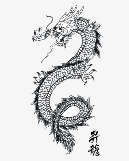 Chinese Dragon Gold Minimal , Free Transparent Clipart - ClipartKey