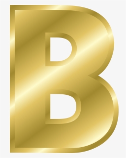 Clipart - Gold Letter B Png , Free Transparent Clipart - ClipartKey