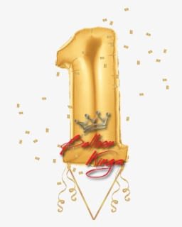 Transparent One Number Of Balloons Png Clipart Image - Number 1 Balloon ...