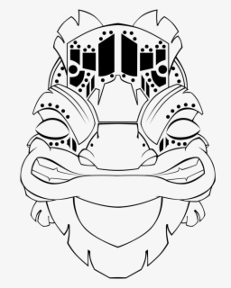 Tiki Mask Template Clipart Best - Desenhos De Mascaras Africanas , Free ...