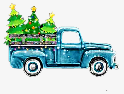 Free Christmas Truck Clip Art with No Background - ClipartKey