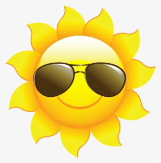 picture of sun with sunglasses