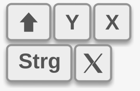 Transparent Keyboarding Clipart - Shortcut Keys Icon Png , Free ...