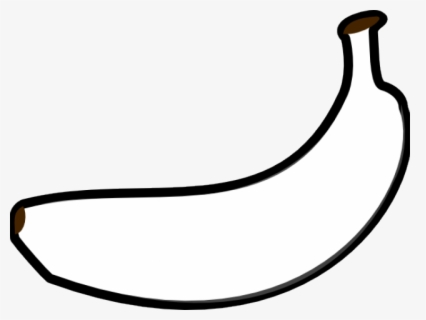 Free Banana Black And White Clip Art with No Background - ClipartKey