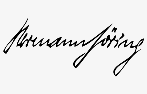 Hermann Goering Autograph 1920 , Free Transparent Clipart - ClipartKey