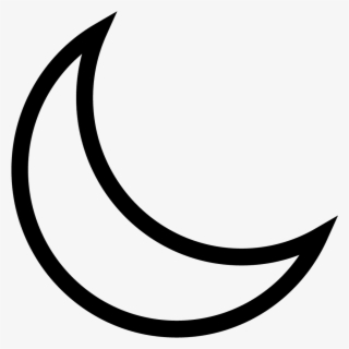 Transparent White Moon Png - Transparent Crescent Moon Symbol , Free ...