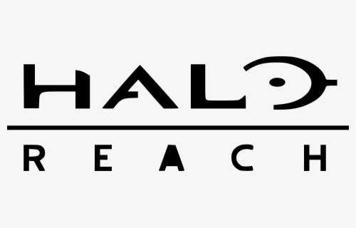 Halo Clipart Black And White - Halo Reach Logo Transparent , Free ...