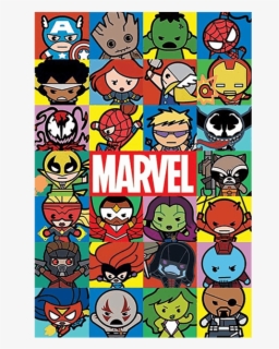 Marvel Kawaii Poster , Free Transparent Clipart - ClipartKey