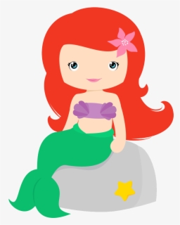 Transparent La Sirenita Png - Ariel And Flounder Png , Free Transparent ...