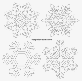Black And White Printable Snowflake Clipart , Free Transparent Clipart ...