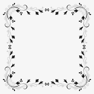 Black And White Flower Borders Design - Border Design Black And White ...