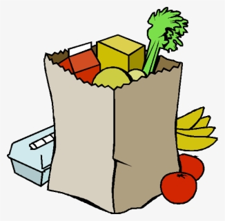 Grocery Bag Of Food Clipart , Png Download - Grocery Bag Of Food , Free ...