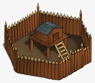 Fort Clip Art - Wooden Fort Clipart , Free Transparent Clipart - ClipartKey