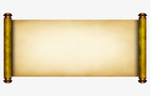 Transparent Scroll Frame Png - Bamboo Scroll Paper , Free Transparent ...