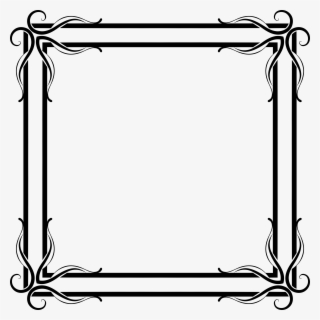 Free Picture Frame Black And White Clip Art With No Background Clipartkey