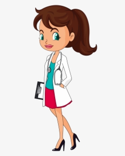 Doctor Girl Clipart For Free And Use In Presentations - Transparent ...