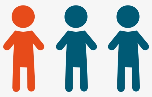 One In 3 People Three People Clip Art - People Clipart Png , Free Transparent Clipart ...