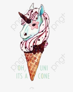 Unicorn Ice Cream Png Free Transparent Clipart Clipartkey