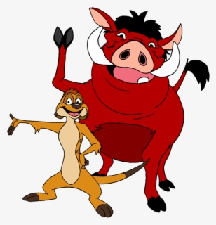 Transparent King On Throne Clipart - Cartoon Timon And Pumbaa , Free ...