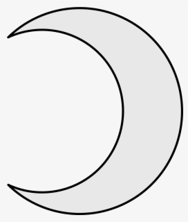 Cheese Clipart Moon - Realistic Crescent Moon Drawing , Free ...