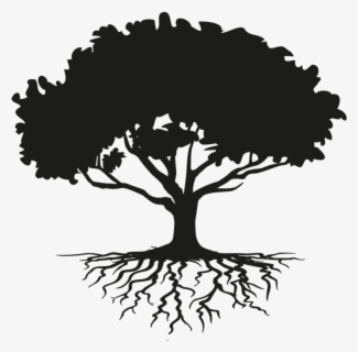 Oak Tree With Roots Clip Art , Free Transparent Clipart - ClipartKey