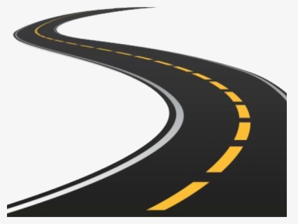 Highway Clipart Curve Road - Transparent Background Highway Road Png ...