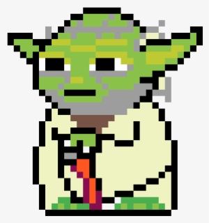 Star Wars Pixel Art Yoda , Free Transparent Clipart - ClipartKey