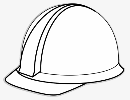 Graphics Helmet Free Vector - Easy Construction Hat Drawing , Free ...