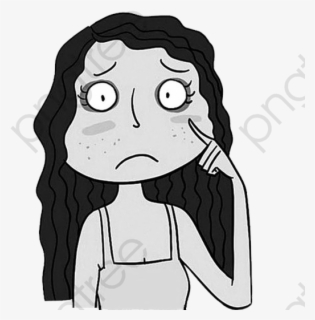 Sad Woman Silhouette Png , Free Transparent Clipart - ClipartKey