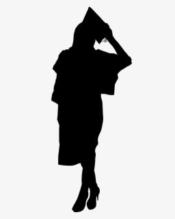 Png File Size - Silhouette Graduation Clipart Png , Free Transparent ...