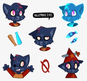 Mae Borowski Night In The Woods Sticker Sheet By Cometcrumbs - Night In ...