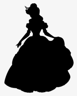 Belle Beast Rapunzel Minnie Mouse Disney Princess - Silhouette Beauty ...