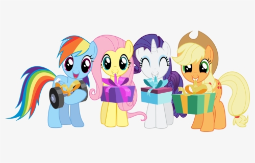 My Little Pony Clipart Birthday Cake - Happy Birthday Little Pony Png ...